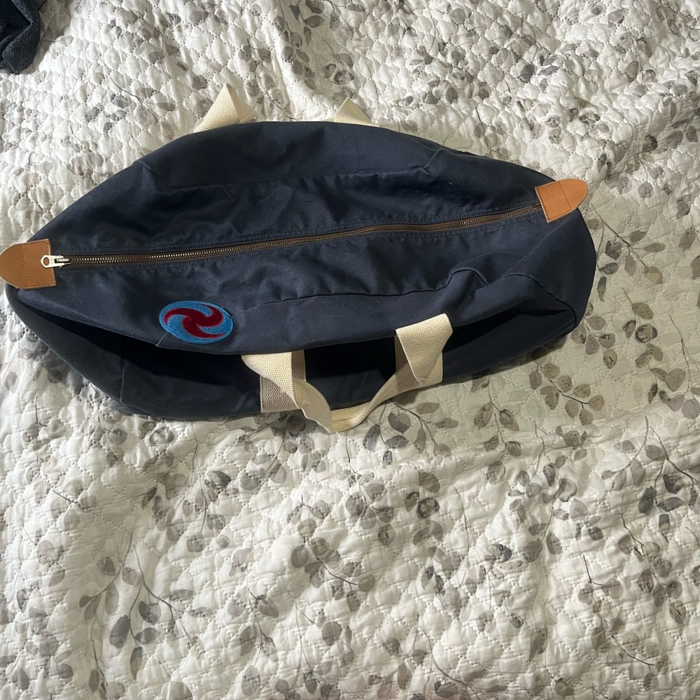 Garbstore London Canvas Duffel Bag Navy Blue Gym Travel Weekend Bag